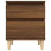 vidaXL Bedside Cabinets 2 pcs Brown Oak 40x35x50 cm