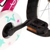 vidaXL Kids Bike 16 inch Black and Pink