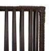 vidaXL Room Divider 3 Panels Brown Poly Rattan