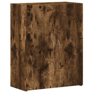 vidaXL File Cabinet Smoked Oak 60x32x77.5 cm Engineered Wood
