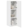 vidaXL Kitchen Cabinet Kalmar High Gloss White 30 x 31 x 100 cm