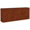 vidaXL Garden Raised Bed 200x40x80 cm Corten Steel