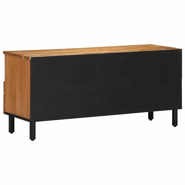vidaXL TV Units Solid Acacia Wood 100 x 33.5 x 46 cm Engineered wood