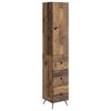 vidaXL Cabinet Set 2 pcs 34.5 x 34.5 x 90 cm Engineered Wood Old Wood