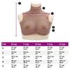 vidaXL Silicone Breastplate Tan D Cup