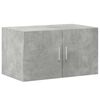 vidaXL Storage Cabinet Concrete Grey 70x42.5x225 cm Engineered Wood
