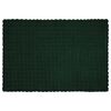vidaXL Faux Rabbit Fur Blanket 4 pcs Dark Green 150 x 220 cm Polyester