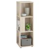 FMD Corner Shelf with 6 Side Compartments Sonoma Oak