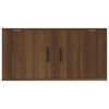 vidaXL Wall Mounted TV Cabinet Brown Oak 80x34.5x40 cm