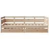 vidaXL Daybed with Drawers without Mattress 80x200 cm Solid Wood