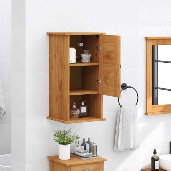 vidaXL Bathroom Cabinet VIGO Brown and Honey Brown 37 x 34 x 71.5 cm