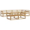 vidaXL Outdoor Sofa Set 8 pcs White 327 x 168.5 x 73 cm