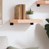 vidaXL Wall Shelf 40x20x6 cm Untreated Solid Wood Oak