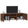 vidaXL TV Cabinet Brown Oak 150x30x50 cm Engineered Wood
