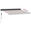 vidaXL Automatic Retractable Awning Brown 350x250 cm