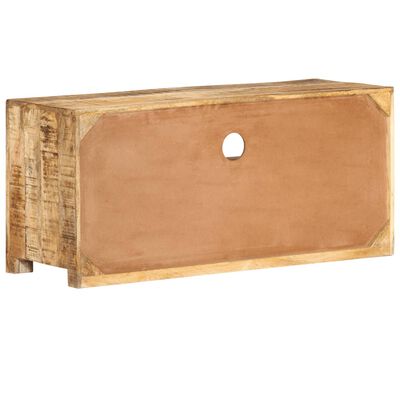 vidaXL TV Cabinet 90x30x40 cm Solid Rough Mango Wood