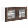 vidaXL Kitchen Cabinet Brown Oak 80 x 31 x 40 cm Engineered Wood