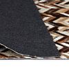 vidaXL Rug Genuine Leather Patchwork 120x170 cm Chevron Brown/White