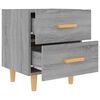 vidaXL Bed Cabinet Grey Sonoma 40x35x47.5 cm