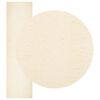 vidaXL Medium Pile Soft and Washable Rug HUARTE Cream 80 x 1000 cm