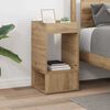 vidaXL End Table Artisan Oak 30 x 30 x 56 cm Engineered Wood