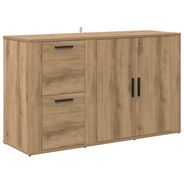 vidaXL Sideboard Artisan oak 100 x 33 x 59.5 cm Engineered wood
