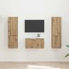 vidaXL TV Cabinet Set 5 pcs Artisan Oak Engineered Wood