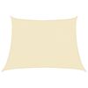 vidaXL Sunshade Sail 160 g/m&sup2; Cream 4/5x3 m HDPE