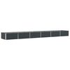 vidaXL Planter Anthracite 580 x 100 x 45 cm Galvanised Steel