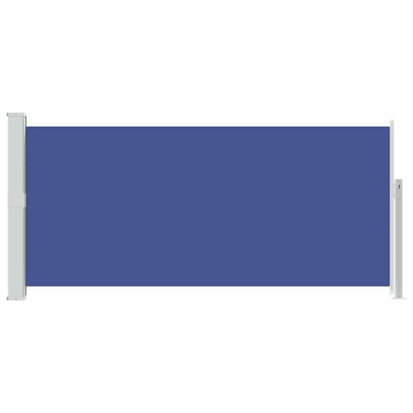 vidaXL Retractable Side Awning 140 x 300 cm Blue