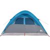 vidaXL Family Tent Dome 6-Person Blue Waterproof