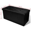 vidaXL Storage Bench with Cushion 84.5 x 41 x 41 cm Engineered wood