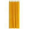 vidaXL Blackout Curtains 2 pcs Mustard Yellow 140 x 260 cm Velvet
