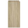 vidaXL Sideboard Sonoma Oak 45x35x75 cm Engineered Wood