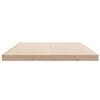 vidaXL Floor Bed Frame Natural 223.5 x 164 x 9 cm Solid Pine Wood