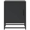 vidaXL Bedside Cabinets 2 pcs Black 40x31x50 cm Engineered Wood and Metal