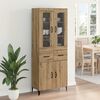 vidaXL Highboard Artisan Oak 69.5 x 34 x 180 cm Engineered Wood