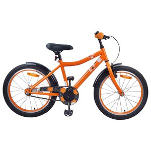 vidaXL Kids Bike 18 Inches for 5-7 Years Old Orange