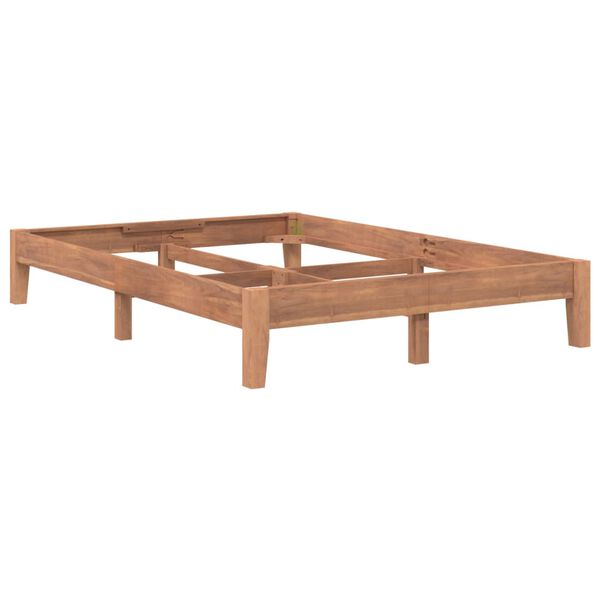 vidaXL Bed Frame without Mattress Solid Teak Wood 140 x200 cm