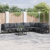 vidaXL Garden Sofa Set with Cushion 7 pcs