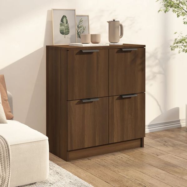vidaXL Sideboard Brown Oak 60x30x70 cm Engineered Wood