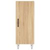 vidaXL Highboard Sonoma Oak 34.5x34x180 cm Engineered Wood