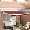 vidaXL Awning Orange and Brown 300 x 250 x 165 cm