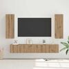 vidaXL TV Cabinet Set Wall-mounted 5 pcs Artisan Oak Engineered Wood