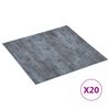 vidaXL Self-adhesive Flooring Planks 20 pcs PVC 1.86 m² Grey Marble