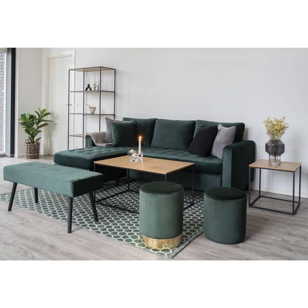 House Nordic Coffee Table Avery Oak and Black