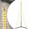 vidaXL LED Christmas Tree 363 LEDs Warm White 182 cm