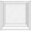 vidaXL Dog Cage Silver 400 x 200 x 200 cm Galvanised Steel