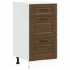 vidaXL Kitchen Base Cabinet Porto Brown Oak Engineered Wood