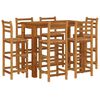 vidaXL 7 Piece Garden Bar Set Solid Wood Acacia